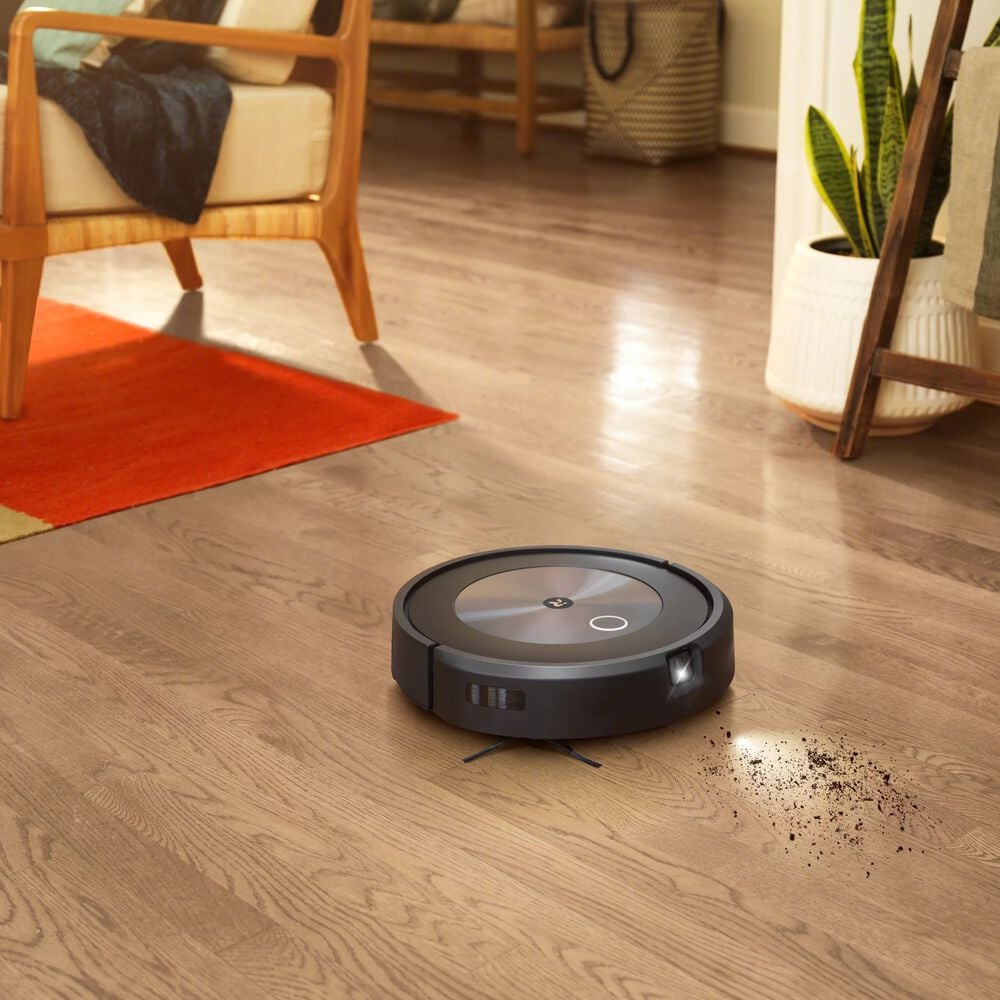  iRobot Roomba Combo J5 Robot - Aspiradora 2 en 1 con trapeador  opcional, identifica y evita obstáculos como residuos de mascotas y cables,  limpia por habitación con mapeo inteligente, funciona con 