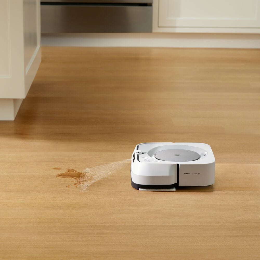 iRobot Braava jet m6 Wi-Fi Connected Robot Mop White M611020 - Best Buy