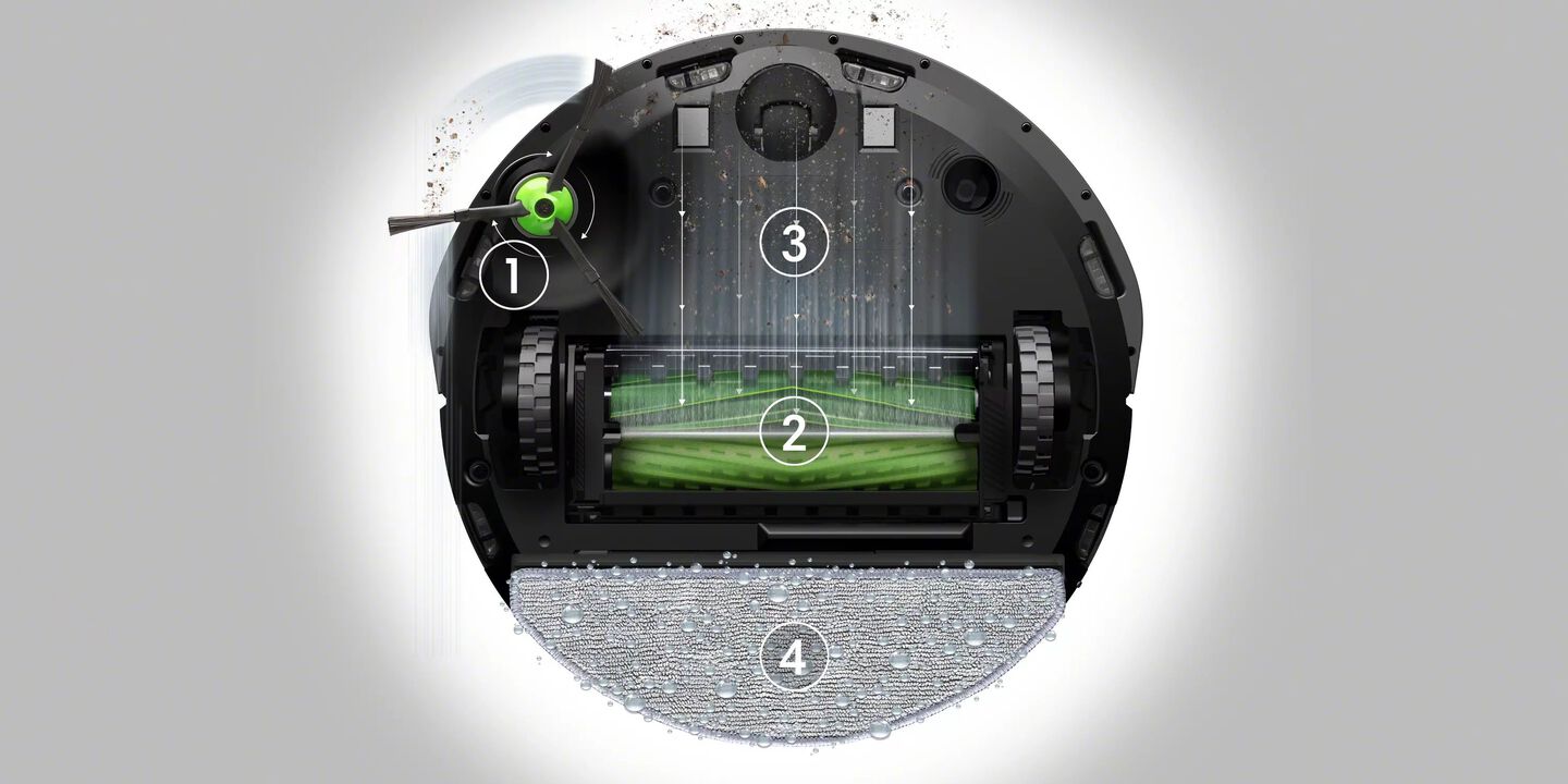 Roomba Combo™ J5+ SelfEmptying Robot Vacuum & Mop iRobot
