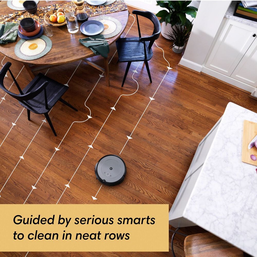 Cleans in neat rows