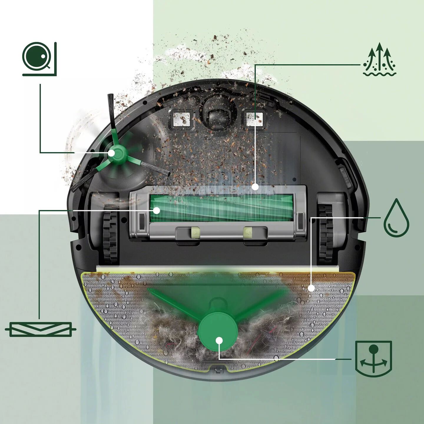 iRobot® Roomba® 2020 DustCompactor™ Combo Robot Vacuum & Mop​