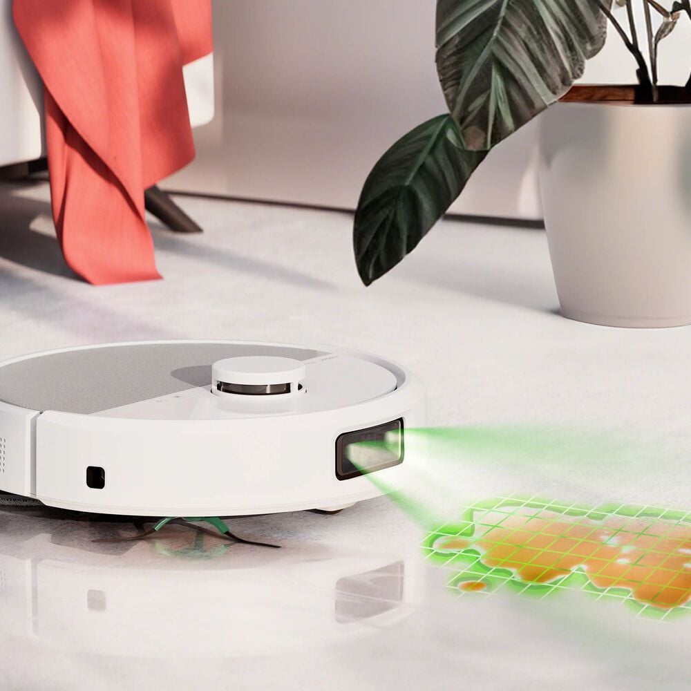 Detects dirts. Makes it disappear.
