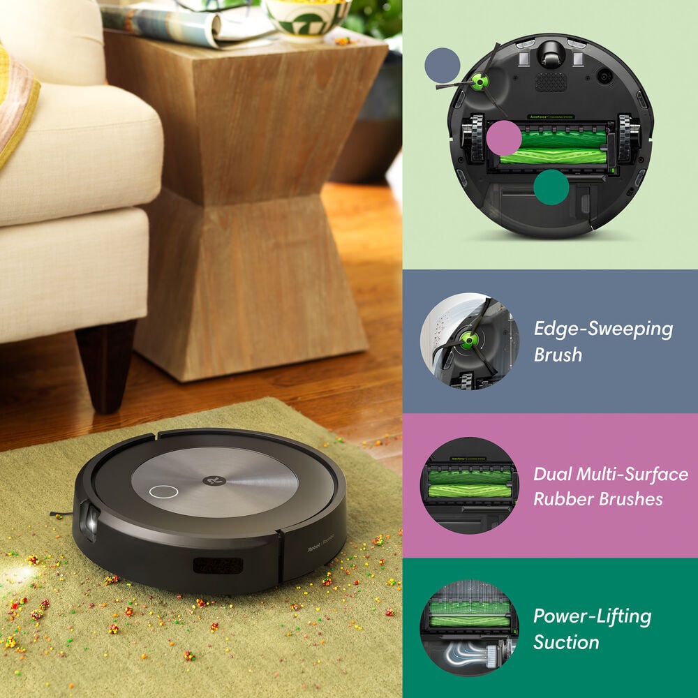 iRobot Roomba i7 (7150) Robot Vacuum- Wi-Fi Connected, Smart Mapping, Works  with Alexa, Ideal for Pet Hair, Works with Clean Base