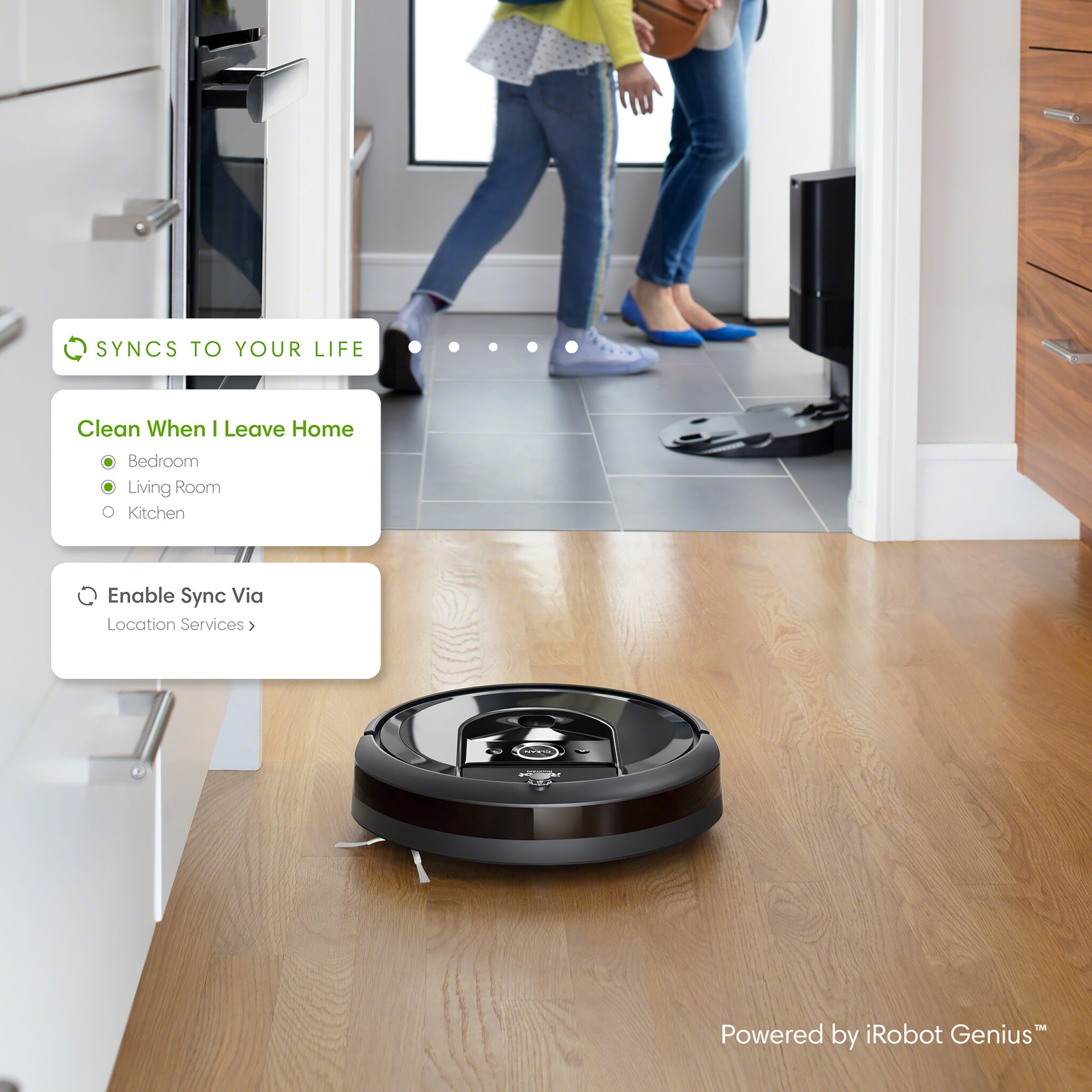 Roomba® I7+ Self Emptying Robot Vacuum Cleaner with Clean Base