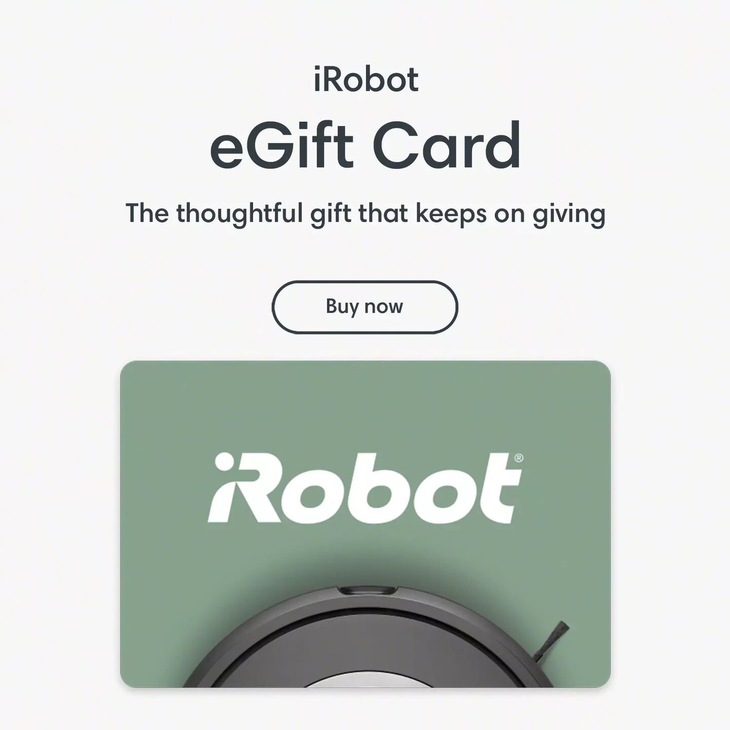 iRobot eGift Cards