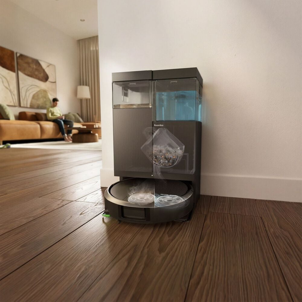 Fully Self‑Maintaining Dock with Hot‑Washed, Heat‑Dried Mop Pads