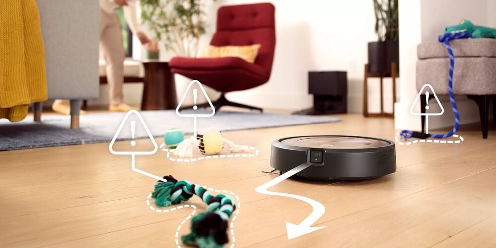 Roomba® j9 avoids objects