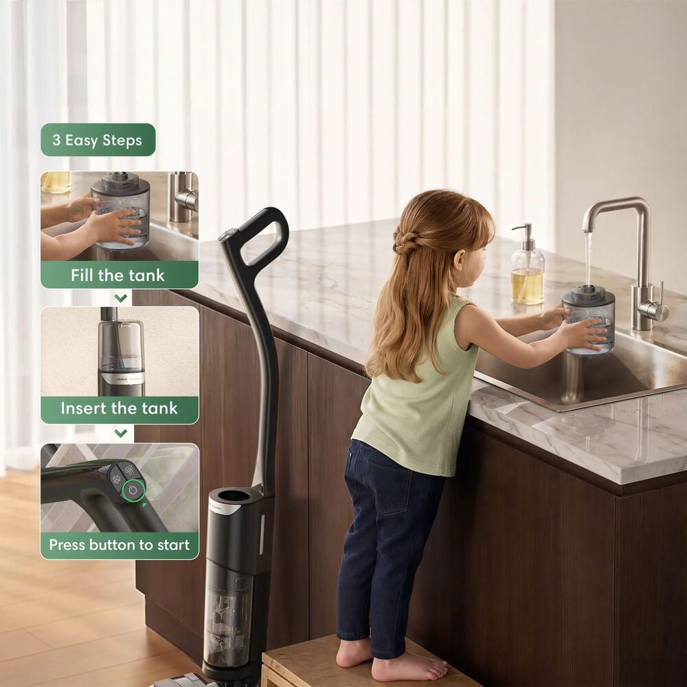 Just fill with tap water