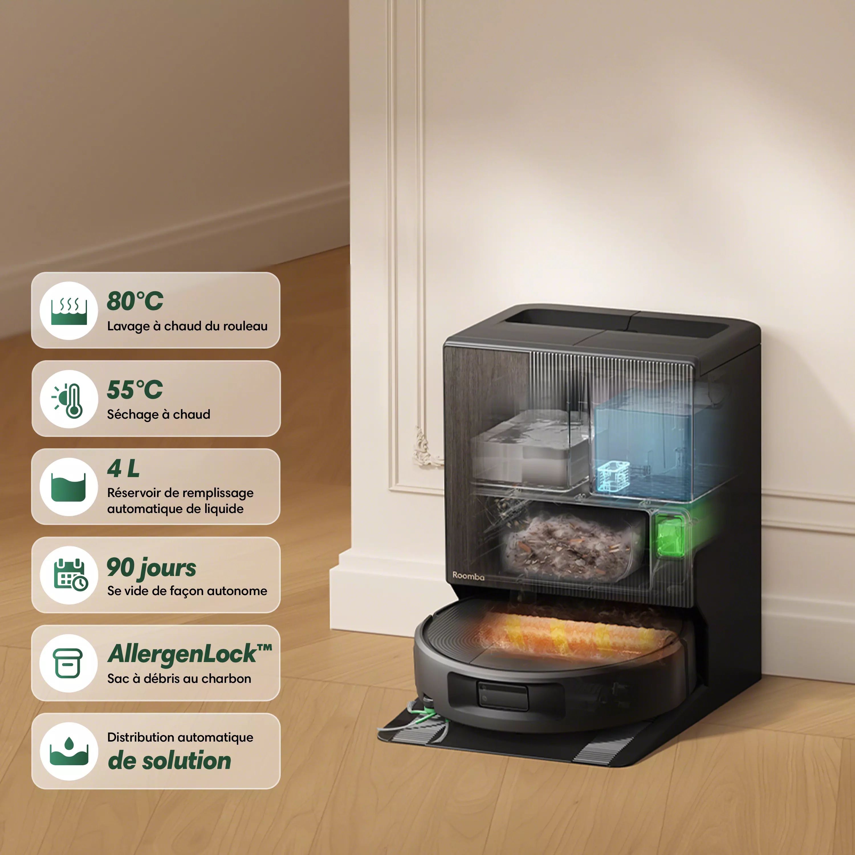 Roomba® Max 875 Combo robot + AutoWash™ dock