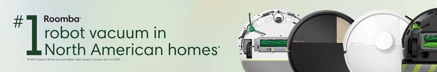 Roomba Robots, the number 1 robot vacuum in North America.