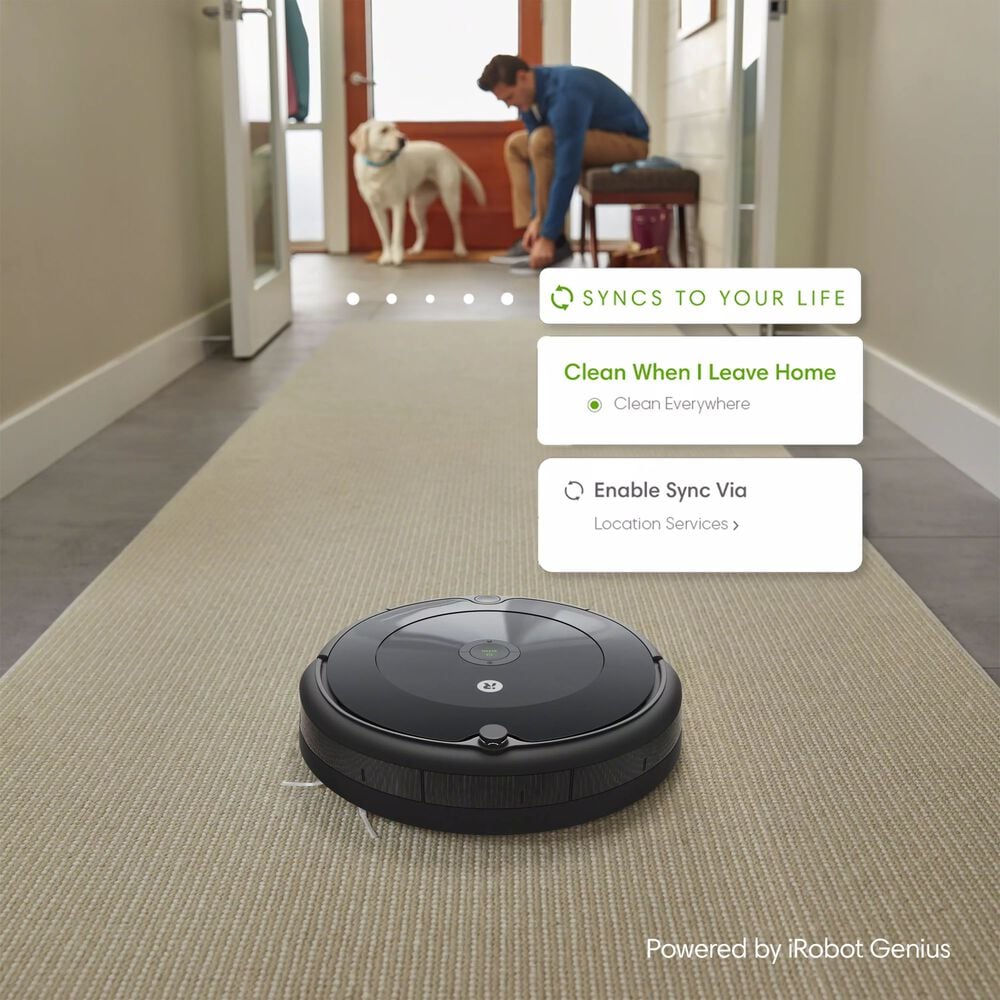 Set to automatically clean when you're away