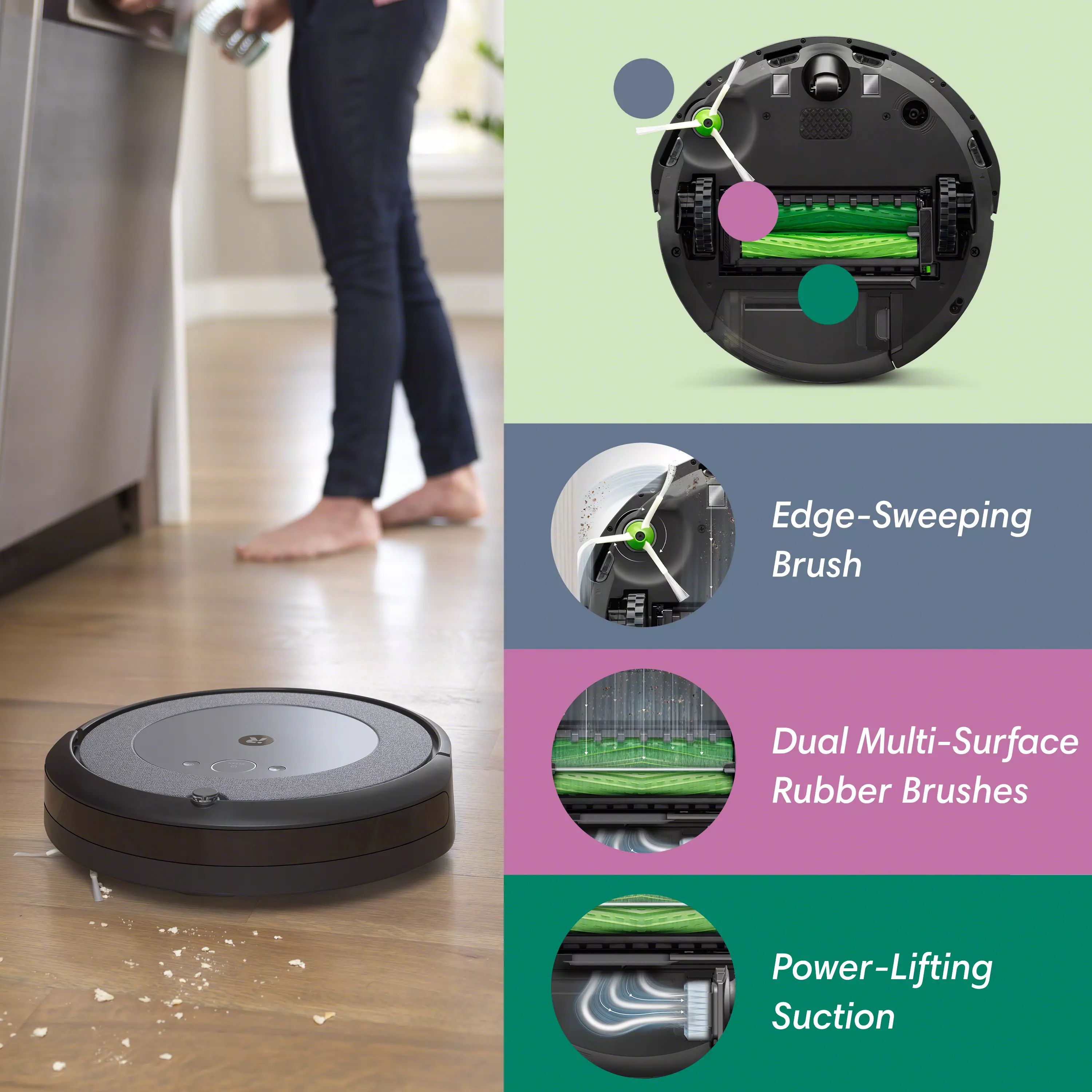 Roomba® i3+ Robot Vacuum, Braava jet® m6 Robot Mop & H1 Handheld 