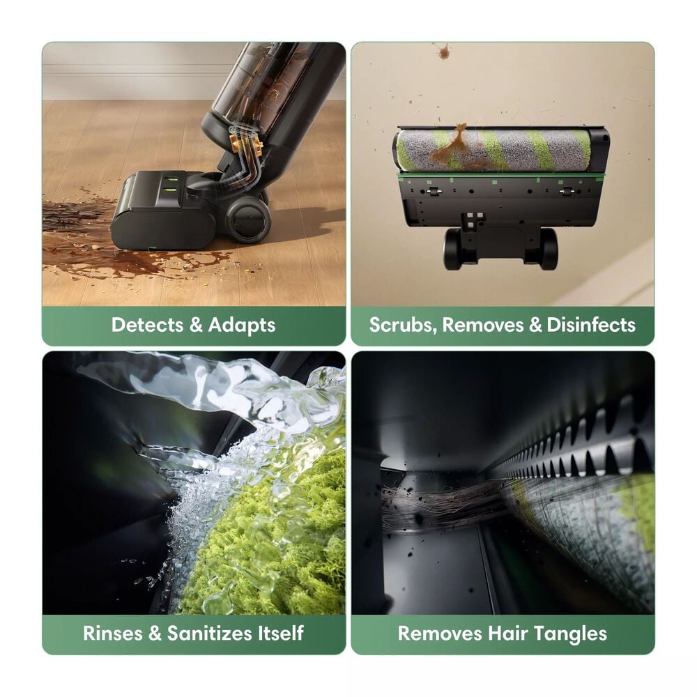Integrated, deep-cleaning performance