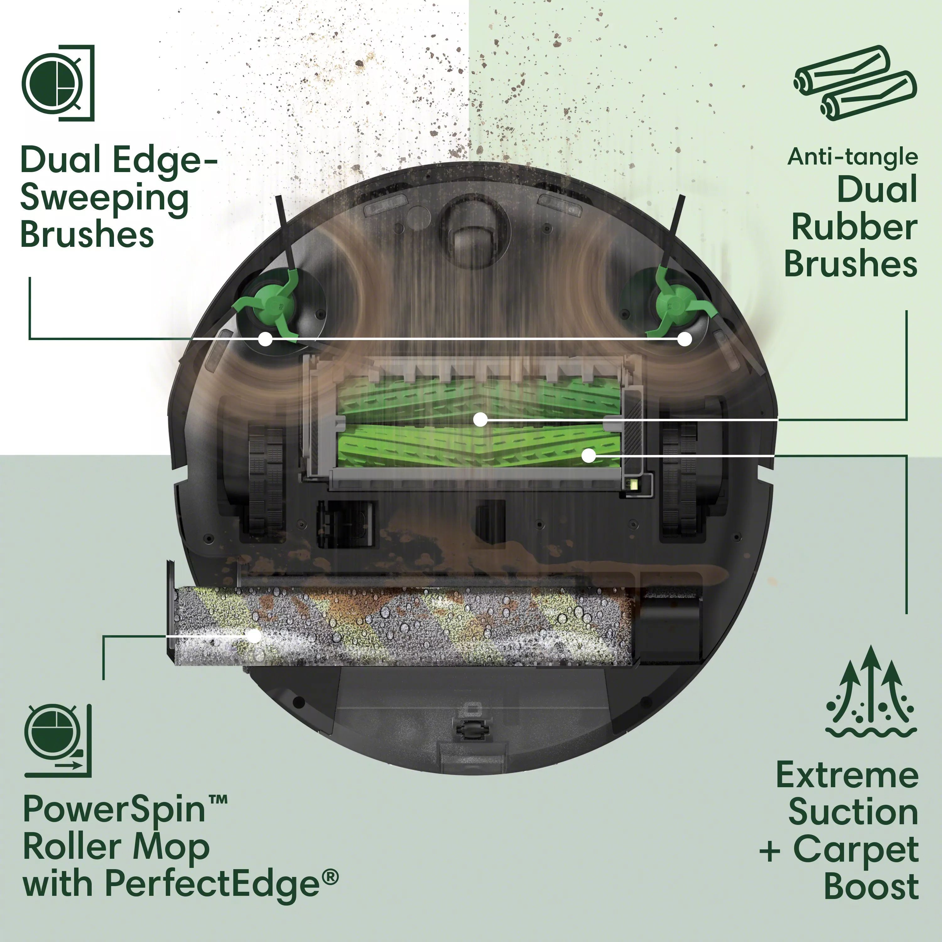 Roomba® Max 705X Combo robot | Self-Cleaning Mop