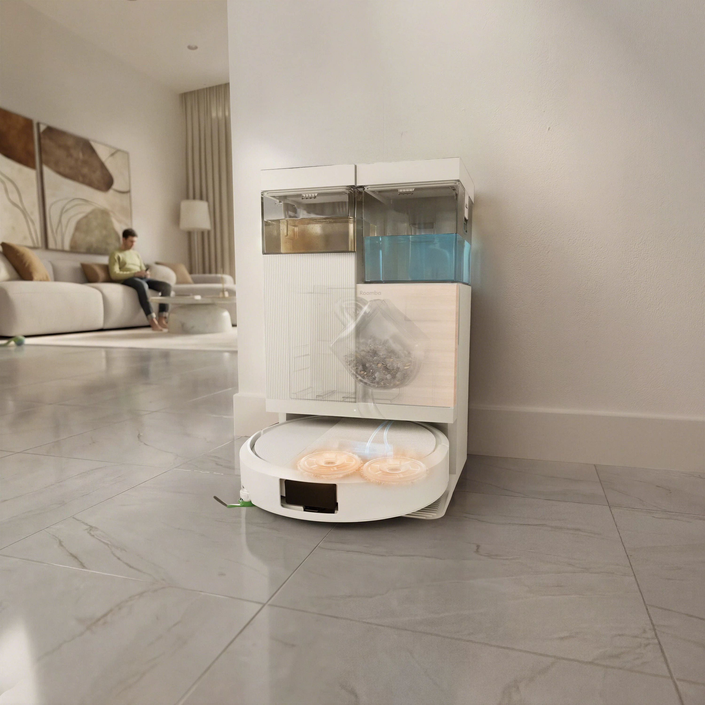 Roomba® Plus 575 Combo Robot + AutoWash™ Dock | White