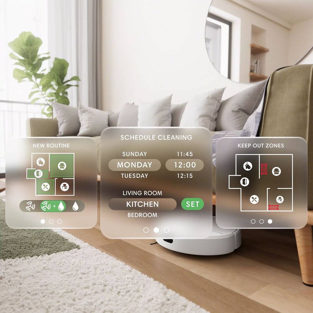 Set schedules and cleaning preferences with the Roomba&reg; Home App