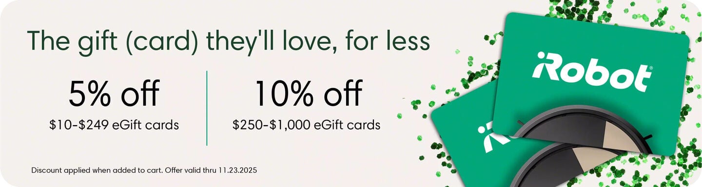 iRobot eGift cards