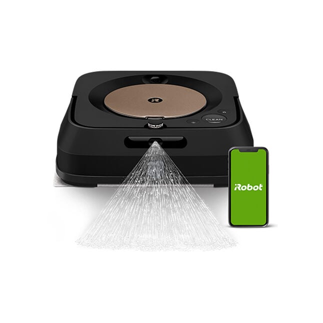 Wi-Fi®  Connected Braava jet® m6 Robot Mop, Black, large image number 0