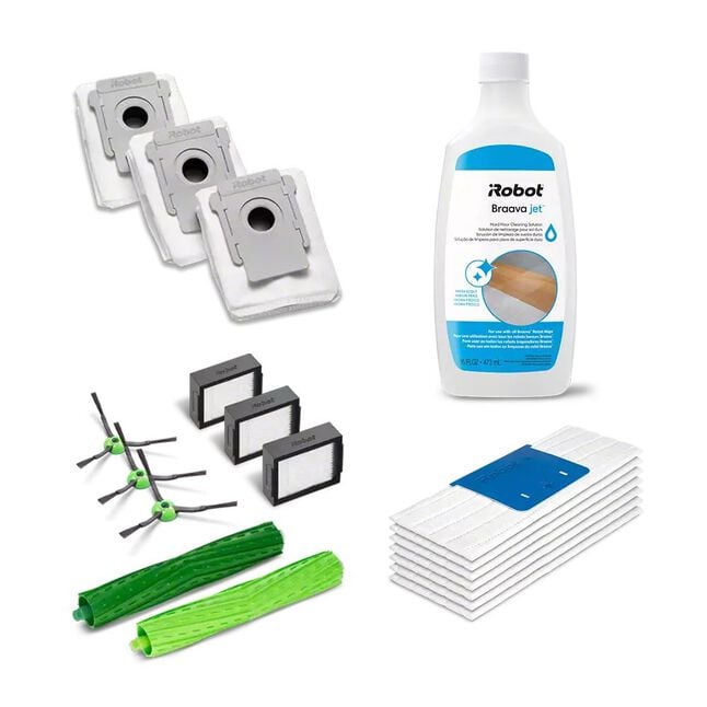 Kit Pièces accessoires pour Aspirateur iRobot Roomba Serie 800 900 850 860  861 865 866 870 871 875 876 880 886 890 891 895 896 960 965 966 970 971 974  975 976 980 981 Filtre Remplacement