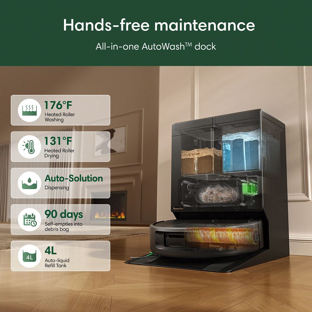 Roomba® Plus 678 Combo robot + AutoWash™ dock