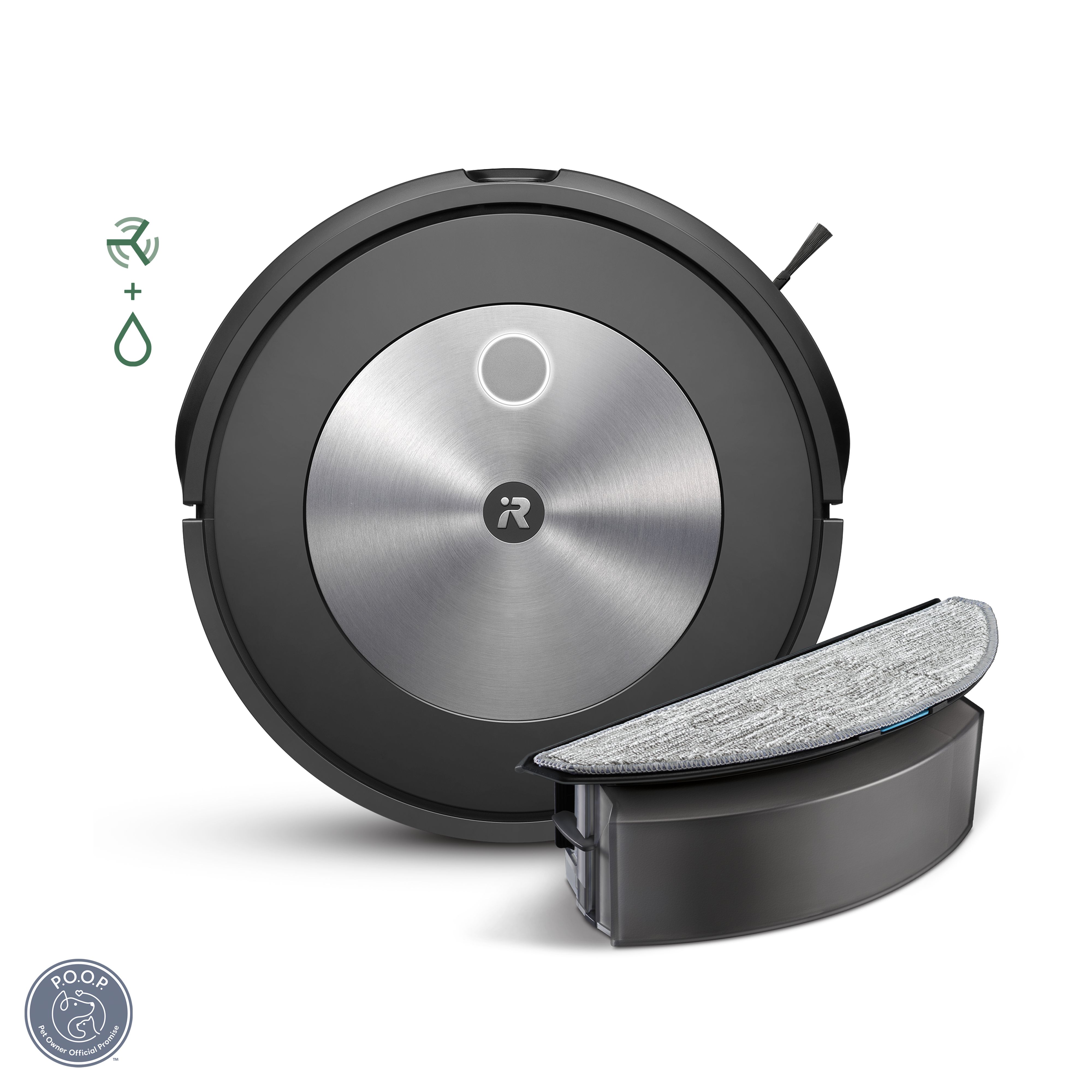 Acheter Kit d'accessoires pour aspirateur iRobot Roomba Combo i5, i5 +,j5,  j5 +, 4 pièces, tampons de vadrouille lavables, chiffon réutilisable pour  vêtements