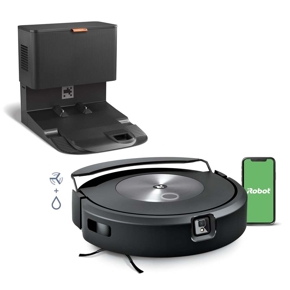 iRobot Roomba i7+ (7550) Robot Vacuum with Automatic Dirt Disposal -  Empties Itself for up to 60 Days, Wi-Fi Connected, Smart Mapping, Works  with