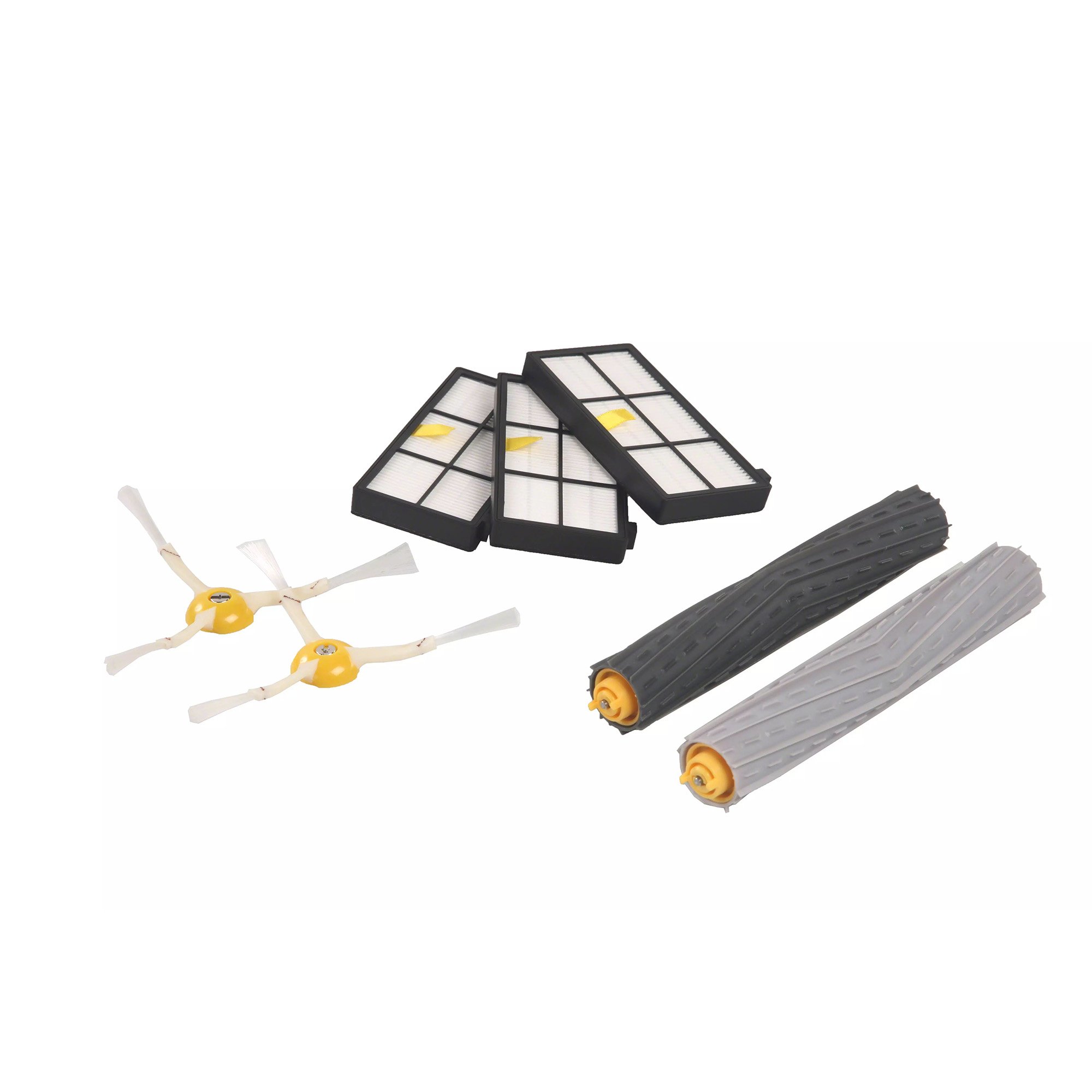 ROBOMARKET® KIT CENTRAL BRUSH AEROFORCE FOR IROBOT ROOMBA SERIE 800 900 860 865 866 870 871 875 876 880 886 960 966 980 SPARE PARTS ACCESSORY SET 